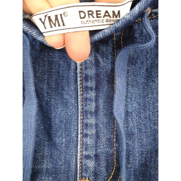 YMI Dream Collection Easy Fit Distressed Denim Shorts XL NWT - Picture 11 of 12